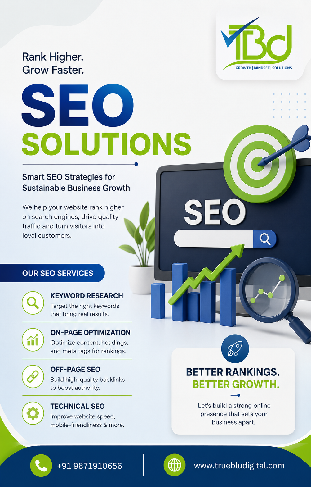 Professional SEO Solutions for Business Growth | TrueBlu Digital