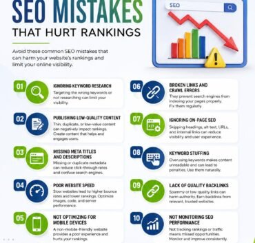 Common SEO Mistakes That Hurt Rankings | TrueBlu Digital